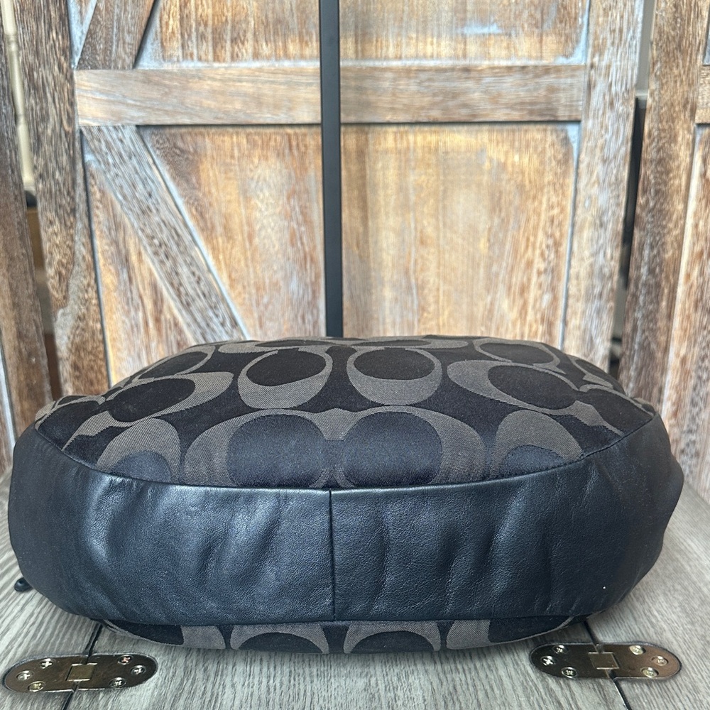 Coach 13642 ALI Signature Satin & Leather Hobo Shoulder Bag & Matching Wallet - Picture 5 of 16